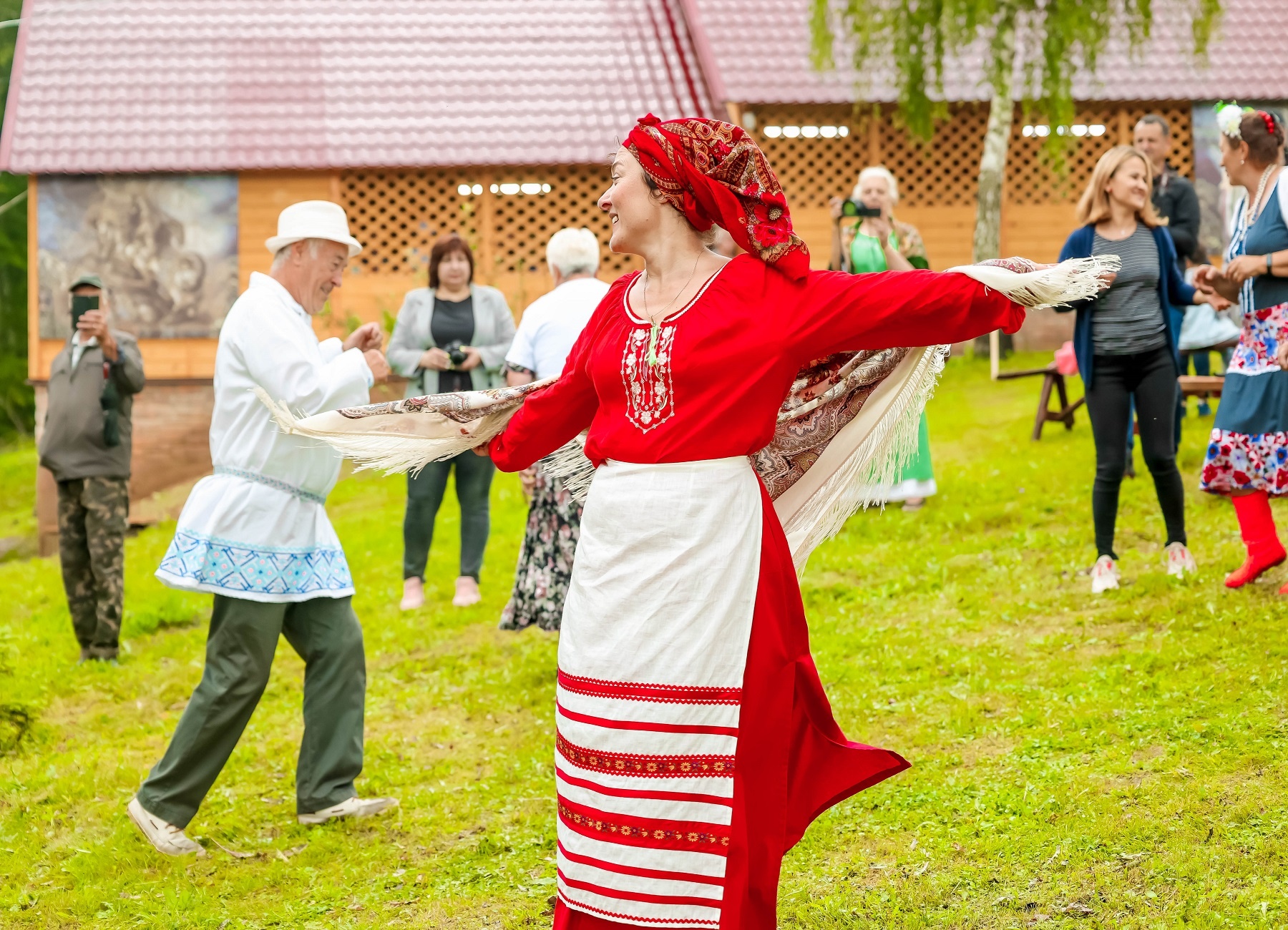 Праздник «Хоровод дружбы», Боровский район, дер. Петрово, 